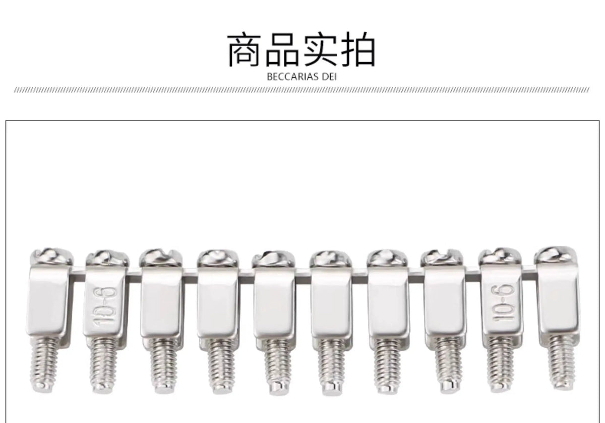 10pcs/lot FBI10-6 Short-Circuit Strip UK-2.5B Terminal Center Connection UK-5N/6N Series Bridge Piece FBI10-5 FBI10-8 FBI10-12