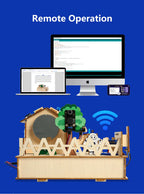ACEBOTT DIY Smart Home Kit for Arduino Kit Robot Starter Automation Projects Wooden House Learning Kit for ESP32