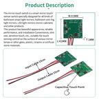 Bathroom LED Dimmer 12V Touch Sensor 60W Capacitive Touch Sensor Switch 5A Touch Dimmer for Mirror Light