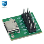 GREATZT USB TYPE-C to DIP PCB Connector Pinboard Test Board Solder Female Dip Pin Header Adapter