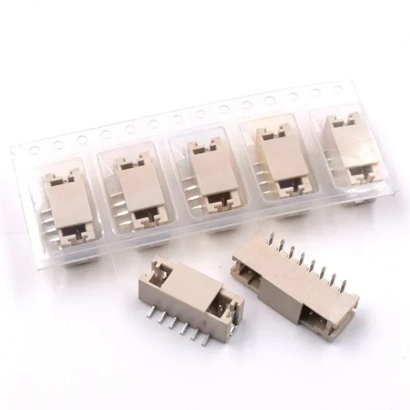 100pcs PH2.0mm Vertical SMD Surface Mount with Cap 2P 3P 4P 5P 6P 8P 9P 10P 12Pin High Temp Resistant Rohs SMT Wafer Connector