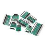 0.5mm 1.0mm To 2.54mm FPC FFC Adapter Board Connector Straight Needle And Curved Pin 6 8 10 12 20 24 26 30 34 40 50 60 80 Pin
