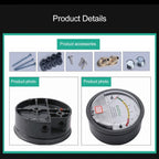 ELECALL EM2000 Differential Pressure Gauge Pa/Kpa/psi/mmH₂O for Air Gas Meters Barometer Pressure for Clean Room
