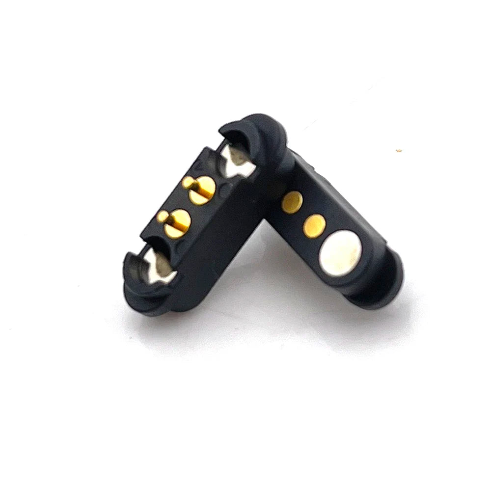 1sets 2A 2Pin DC Magnetic Pogo Pin Connector 2 Pin Pogopin Male Female Spring Loaded DC Power Socket Pitch 2.80mm