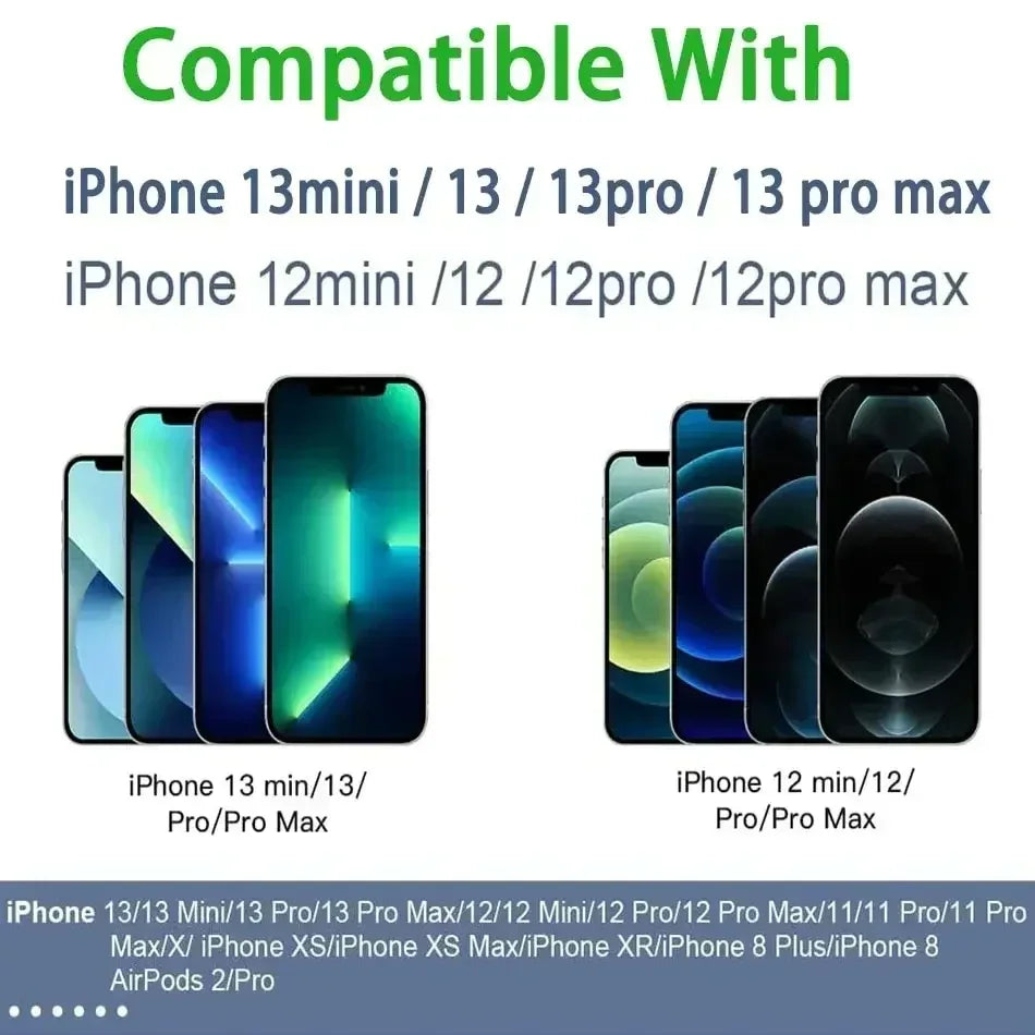 15W Fast Charger Original Magnetic Wireless Device For iPhone 16 15 14 Pro Max Mini USB C 8 Plus XR X XS MAX Airpods