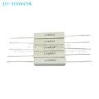 5pcs 10W 5% SQP Cement Resistor 0.1 0.22 0.33 0.5 1 1.2 1.8 2 2.2 3 3.3 3.6 4.7 5 8 10 15 20 25 30 100 K R ohms Power Resistance