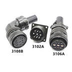 Aviation Plug MS3108B MS3106A MS3102A 18-10S 20-4S 20-15S 20-18S 20-29S 22-22S 24-10S 24-11S Servo Motor Panel Metal Connector