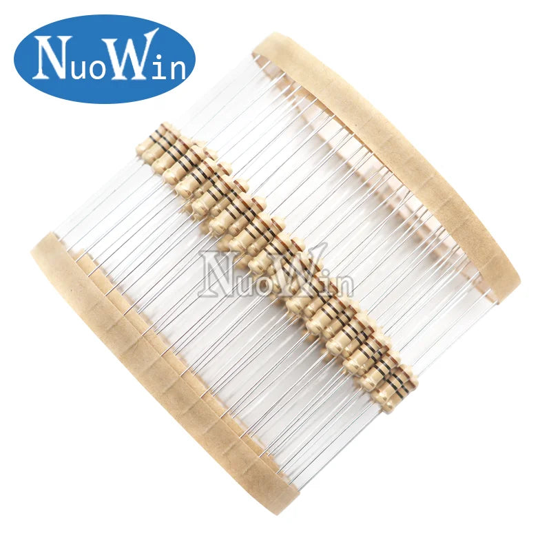 100pcs/lot 1/2W Carbon Film Resistor 5% 1R-10M 10R 22R 47R 100R 150R 470R 1K 3.3K 10K 22K 220K 470K 0.1 0.22 470 ohm 0.5W