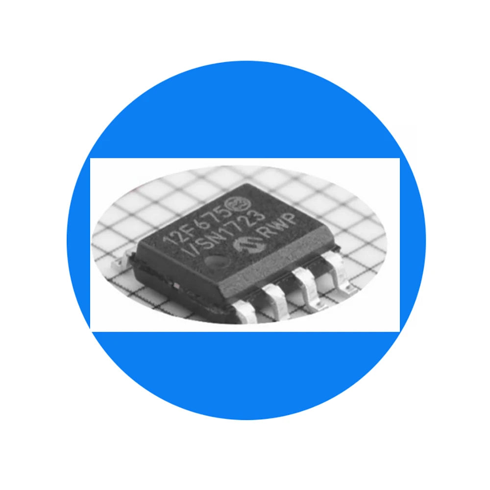 1~100Pcs PIC12F675-I/SN Sop8 Package 8 Bit Flash Memory Pic Microcontroller Integrated Circuit Chip For Electronic Diy Circuit