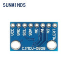 MCP9808 High Accuracy Temperature Sensor I2C IIC Breakout Board Module 2.7V-5V Logic Voltage for Arduino 9808