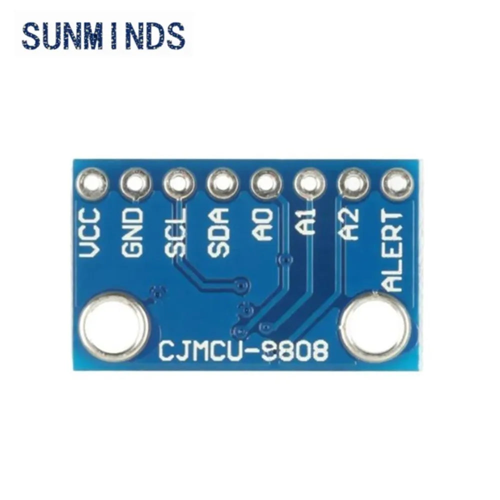 MCP9808 High Accuracy Temperature Sensor I2C IIC Breakout Board Module 2.7V-5V Logic Voltage for Arduino 9808