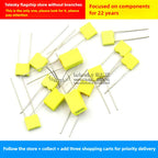 10PCS 100V Correction Capacitor Polypropylene Safety Plastic Film 100V 1nF ~ 470nF 100nf 220nf 10nf 47nf 22nf 1nf 0.47uf 0.1uf