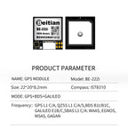 Beitian BE Series GNSS Module Ublox M10 TTL Built-in IST8310 Compass BDS GPS GALILEO FPV UAV Flight Control BE-180 - BE-882