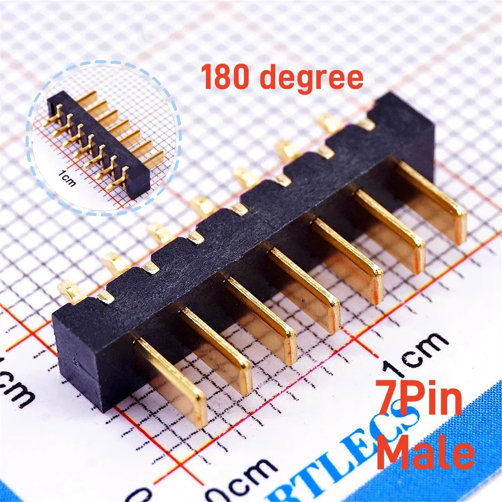 20Pcs Blade Male Battery Connector 2.5 MM Pitch 2 3 4 5 6 7 8 9 10 11 Position Right Angle Through Holes Straight PCB Header