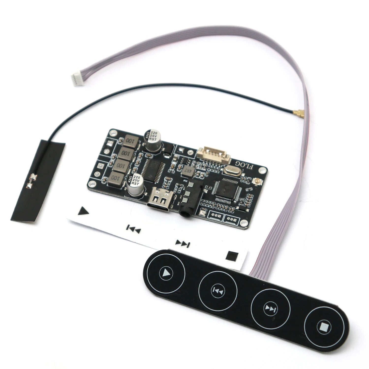 TAS5805 DSP Bluetooth 2.0 Audio Amp Board, I2S Digital Signal Processor, 60W High Res Sound for DIY Speaker