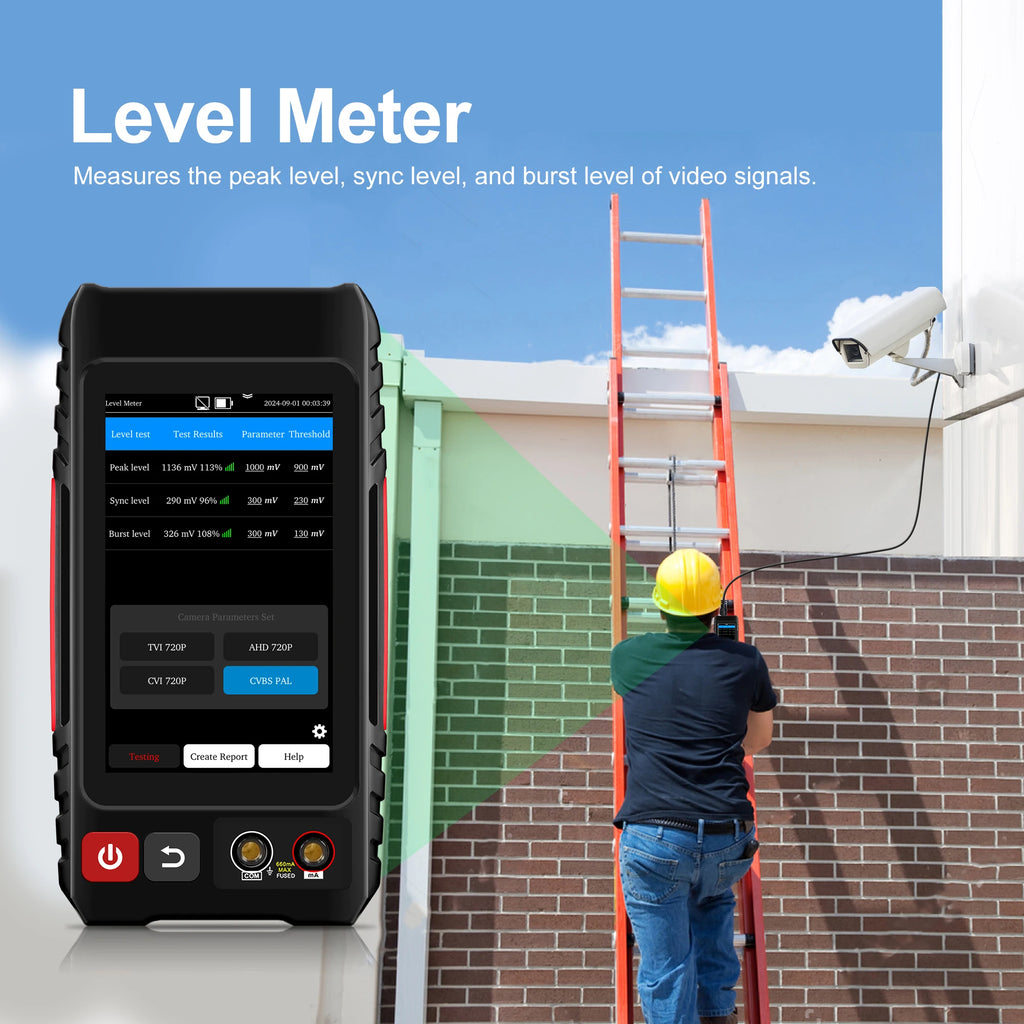 WANGLU All-in-One PoE Network Cable Tester, RJ45 TDR Test, PoE Detector, Digital multimeter & Fiber OPM/VFL/Level Meter LT-600T