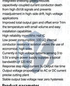 1PCS~5PCS ACS758 ACS758LCB-050B-PFF-T linear current sensor Hall current module ACS758LCB-100B-PFF-T