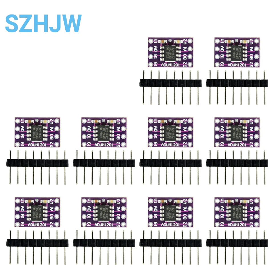 1-10PCS Magnetic Isolator Board Module Replace Optocouplers ADUM1201 Isolator ADUM1201ARZ SOIC SPI Interface