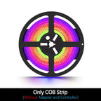 1M 2M 3M 4M 5M COB 24V RGBIC Led Strip 720Leds/M Wifi Bluetooth Infrared Remote Control Flexible Led Tape Lamp Room Decoration
