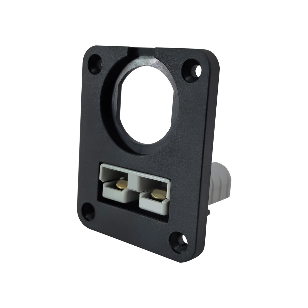 Single/Dual Socket 50A Flush Mount Bracket Panel Cover for Anderson Plug Charging Power&USB Car Caravan Solar Battery Connector
