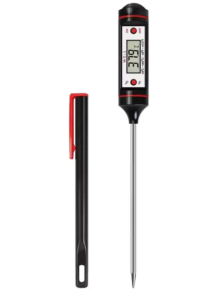 -50-300℃ Digital Food Thermometer For Meat Kitchen Cooking Water Milk Food Probe Temperature Meter BBQ Electronic Oven Tool