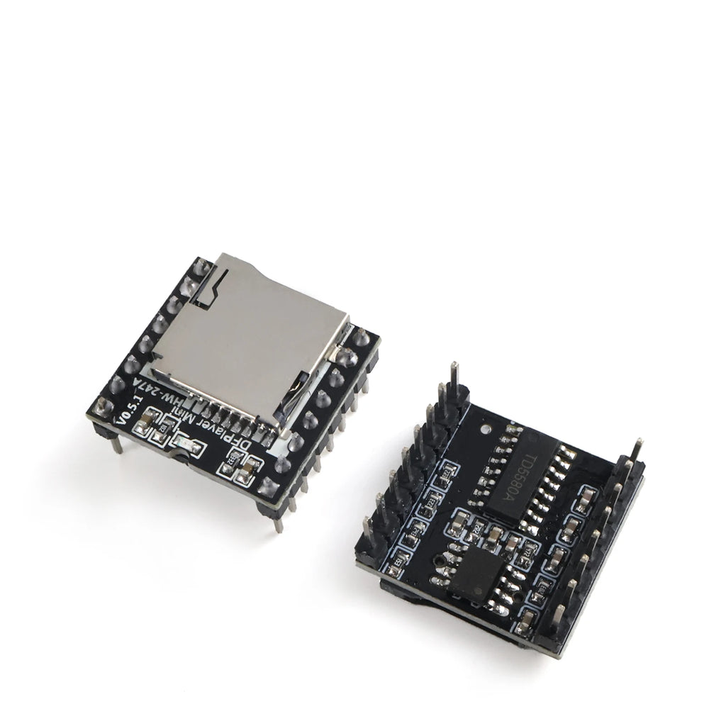 1-10Pcs DFPlayer Mini MP3 Player Module V3.0 16P TF Card U Disk Audio Voice Decoder MP3-TF-16P for Arduino ESP32 DIY