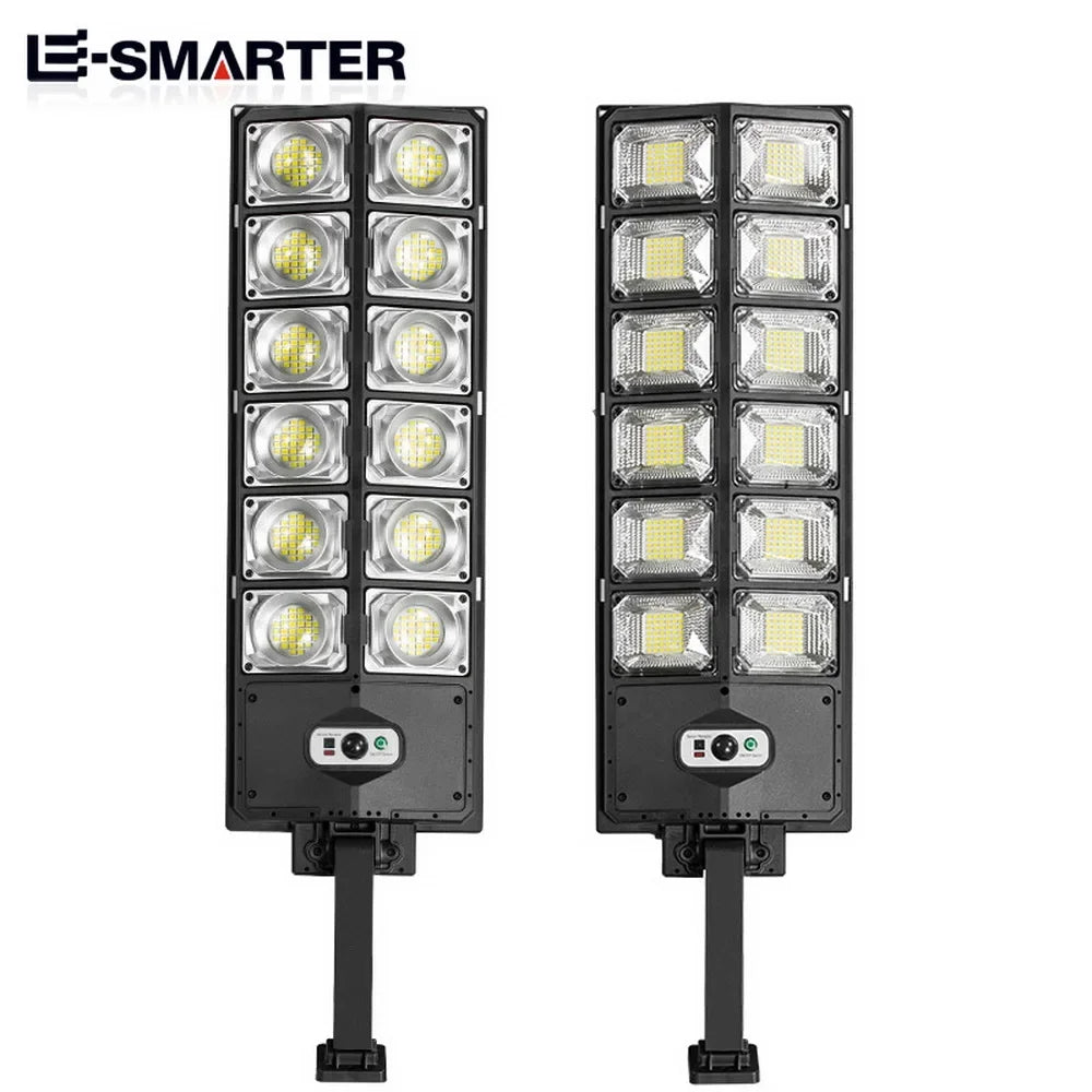 LED Super Bright Outdoor Solar Powered Lamp Waterproof Motion Sensor Human Induction Solar Garden Light Yard Garage Light