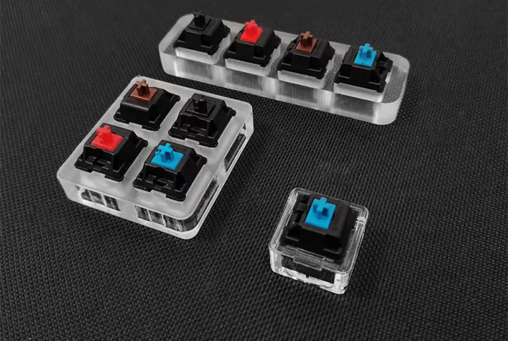 Original Cherry MX Mechanical Keyboard Switches Click Linear Tactile Red Brown Blue Silver Switch 3 Pin Black Shell For PC Gamer