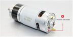 42MM 775 12V 24V DC Reducer Motor Planetary Gearbox High-Power High Torque 253KG Slow Speed Regulating Low-Speed Motor