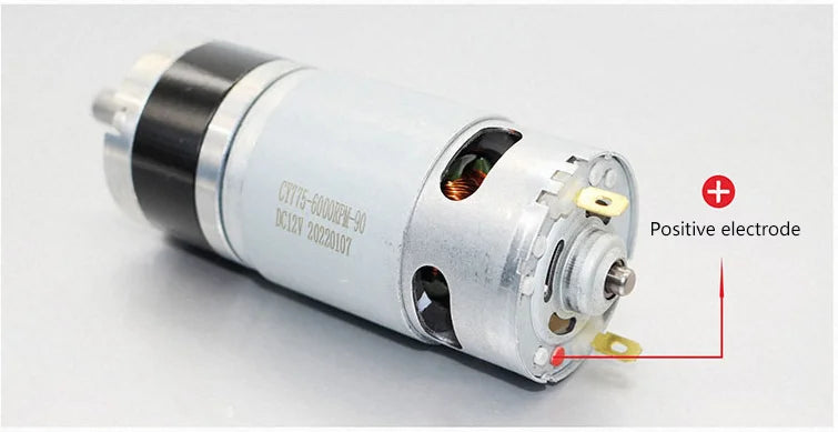 42MM 775 12V 24V DC Reducer Motor Planetary Gearbox High-Power High Torque 253KG Slow Speed Regulating Low-Speed Motor