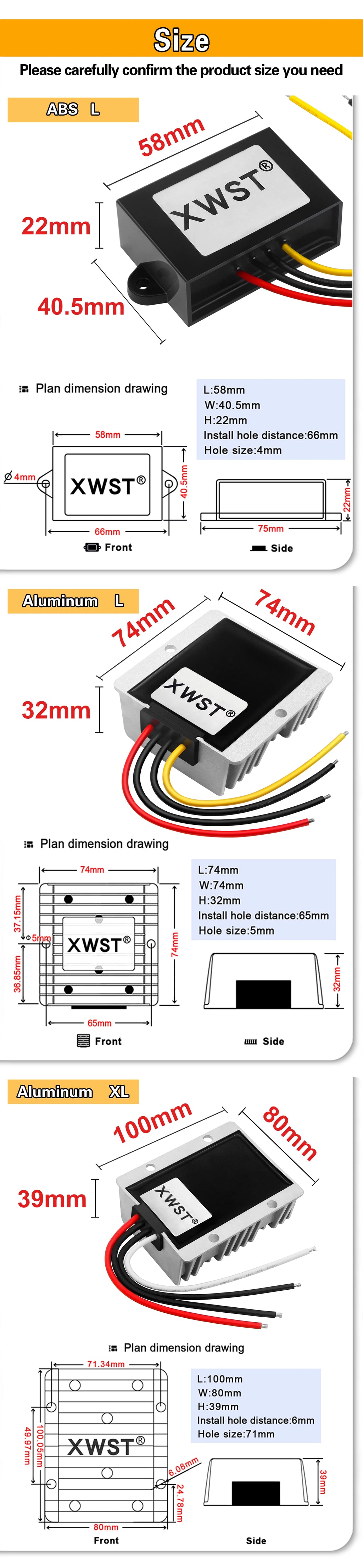 9-36V to 12V DC Voltage Converter Boost Buck Regulator 1-30A Power Inverter Adapter CE Certified for LED Lights