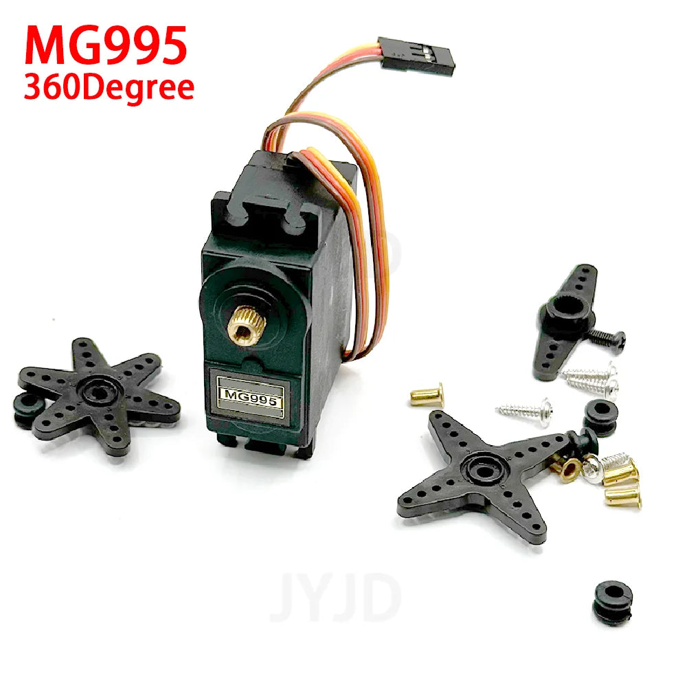 180 360 MG995 Arduino Metal Gear 995 RC Car Servo Motor High Speed Torque Servomotor Toys Truck Robot Helicopter Aircraft