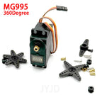 180 360 MG995 Arduino Metal Gear 995 RC Car Servo Motor High Speed Torque Servomotor Toys Truck Robot Helicopter Aircraft