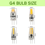 2pcs Mini G4 12V 24V LED Lamp Dimmable Light 3W COB Bulb AC DC 12V Lampada COB 360 Beam Lampada G4 COB Lights Replace Halogen