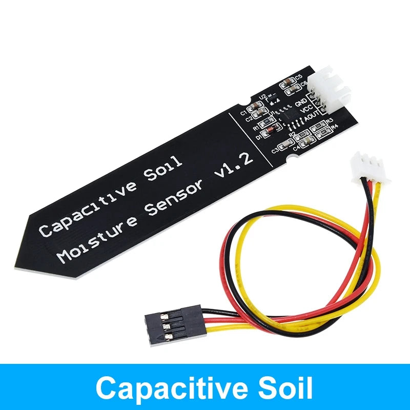 Capacitive Soil Moisture Sensors Module / Soil Humidity Digital Display Relay Control Module Automatic Watering TZT For Arduino