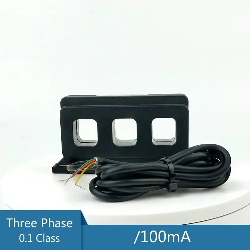 QQQThree-Phase Current Transformer Combined 100A,250a,400a,630a /100mA 3 Phase Integrated Low-Voltage CT for Instrument Meter