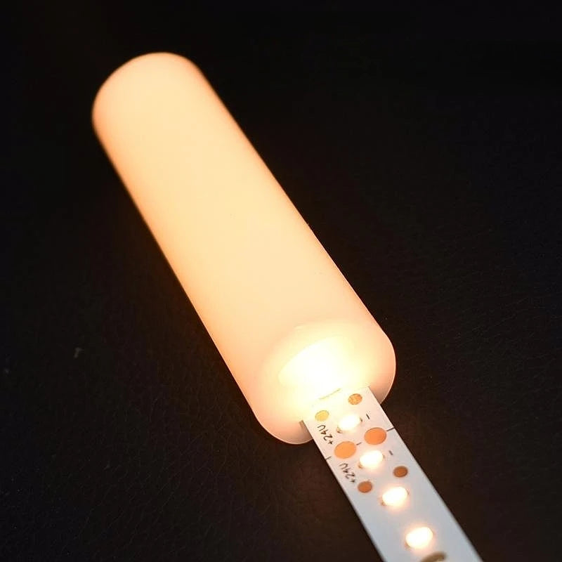 Round Flexible LED Neon Rope Lamp Silicone Tube 180/270/360° Tape Lamp Diffuser For WS2811 WS2815 Outdoor Decor Neon Strip Light
