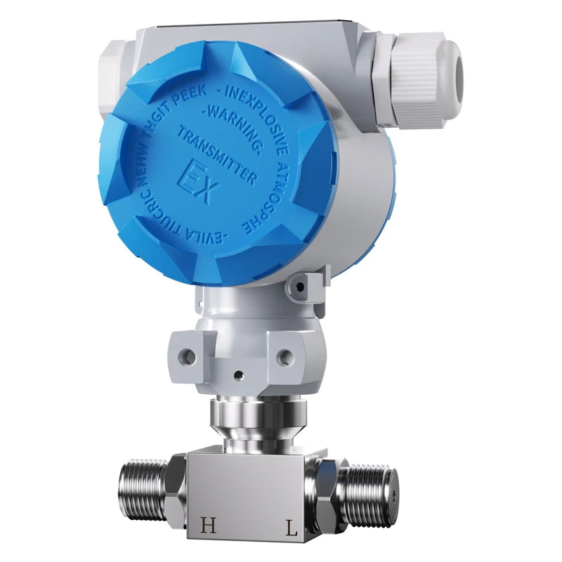 Differential Pressure Sensor Transducer 0-2.5Mpa 0-25bar M20*1.5 Wind Water Differential Pressure Transmitter 4-20mA 0-10V RS485