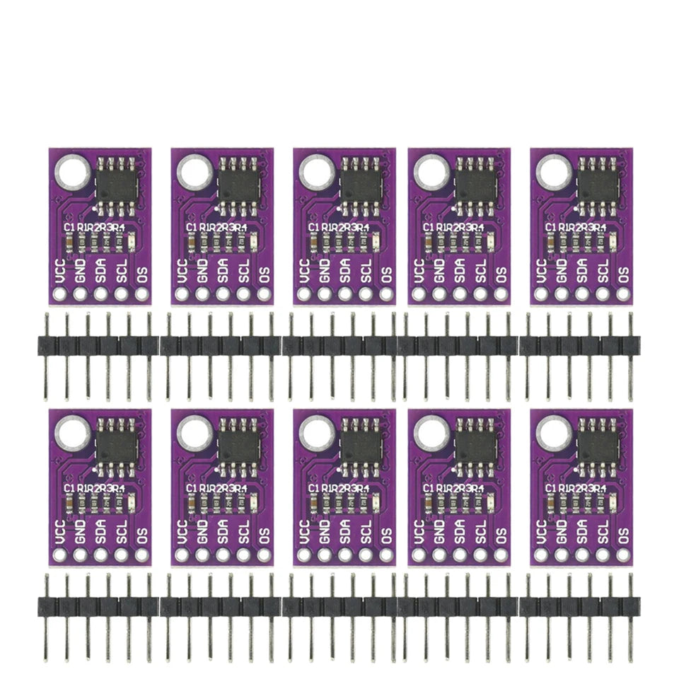 1-10PCS LM75 LM75A CJMCU-75 Temperature Sensor Module High Speed I2C IIC Interface High Precision Development Board