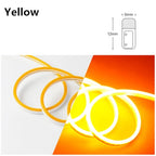 5V 12V 24V Led Neon Strip Light 6mm Narrow Rope Flex Tape Silicon Tube Bar Waterproof DIY Sign Red Green Blue Yellow Pink White
