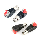 10pcs BNC RCA Male Female to BNC RCA male Female Adapter Plug Coax Cable Video audio wire Converter Connector for CCTV Camera