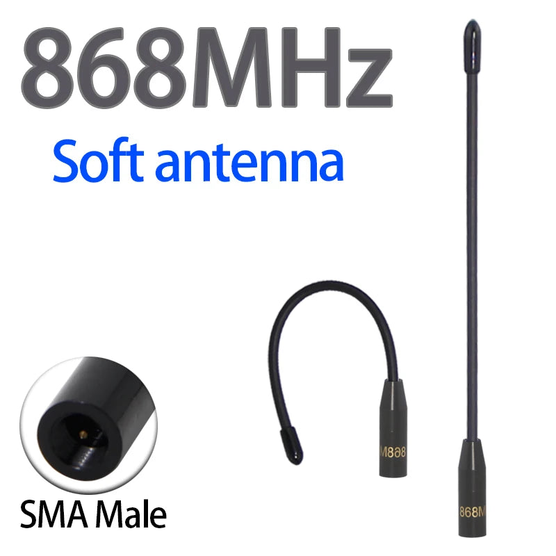 LoRa 868MHz Meshtastic Antenna 863-870MHz 869MHz SMA Connector for ESP32 Board Lora32u4 II Internet WiFi Antena Low VSWR