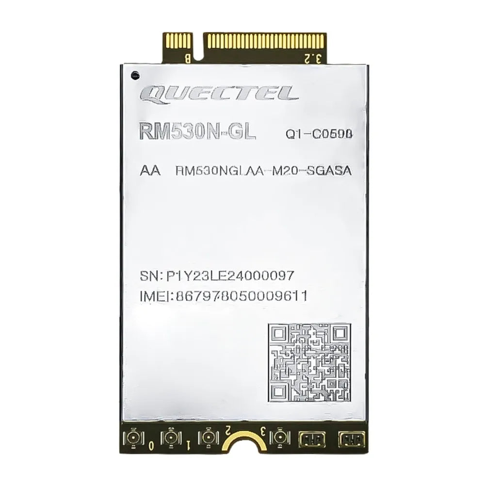 Quectel RM530N-GL 5G 4G 3G LTE-A Multi-mode Sub-6GHz mmWave 5G M.2 Module Multi-constellation GNSS Receiver 3GPP R16 4.5Gbps