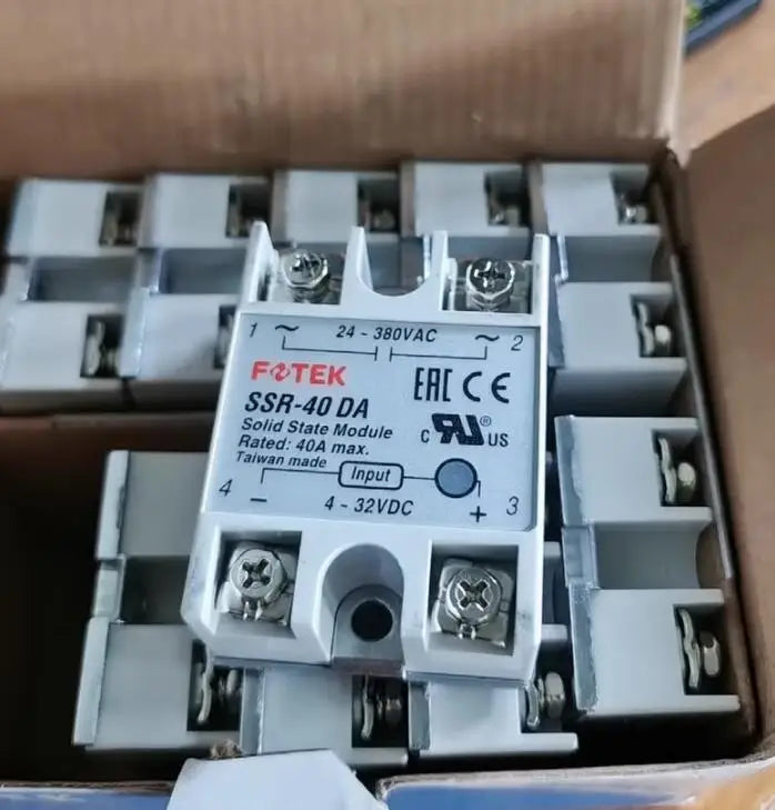 FOTEK Original Single Phase Solid State Relay SSR-10DA-H SSR-25DA-H SSR-40DA-H SSR-50DA-H SSR-75DA-H