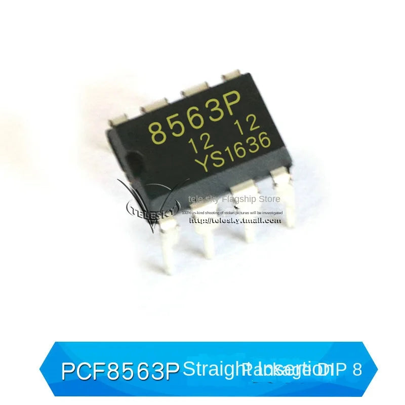2PCS 8-Bit Analog-to-Digital/Digital-to-Analog Converter with PCF8563P PCF8591P PCF8574T Clock Timing Chip