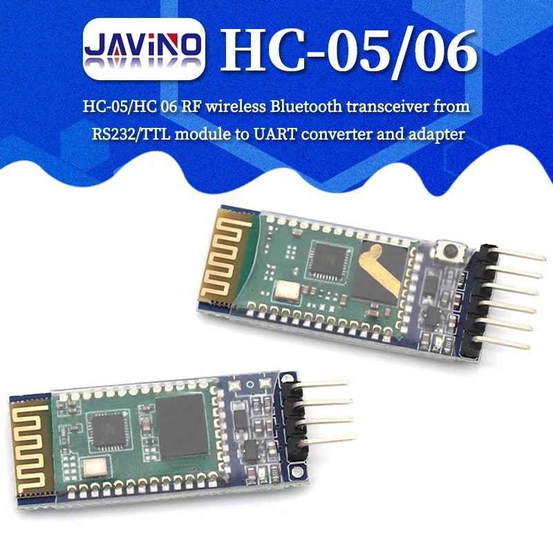 HC-05 HC-06 Master-Slave 6Pin/4Pin Anti-reverse,Integrated Bluetooth Serial Pass-Through Module,Wireless Serial For Arduino