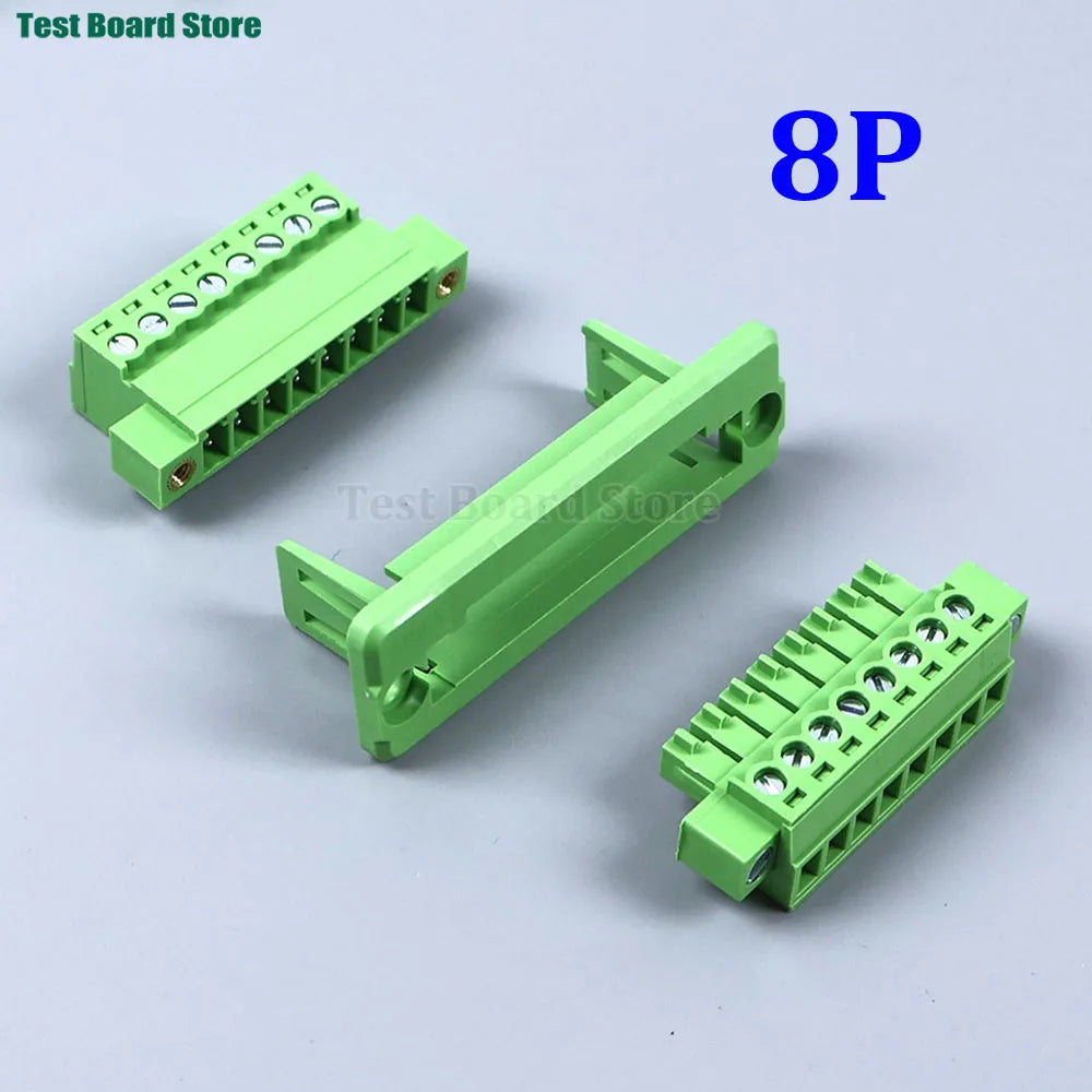1Set 15EDGWC Pitch 3.81mm 2P/3P/4P/5P/6P/7P/8P/9P/10P/12P/16P/24P Pluggable Terminal Block Connector