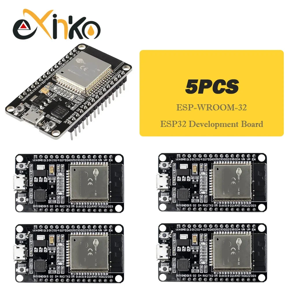 1-10pcs ESP32 Development CP2102 Board WiFi+Bluetooth Ultra-Low Power Consumption Dual Core ESP-32S ESP32 CH340C Similar ESP8266
