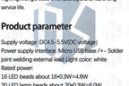 5730 smd 5V 430mA~470mA White Mirco Usb 5730 LED lighting panel USB mobile light Emergency light night light