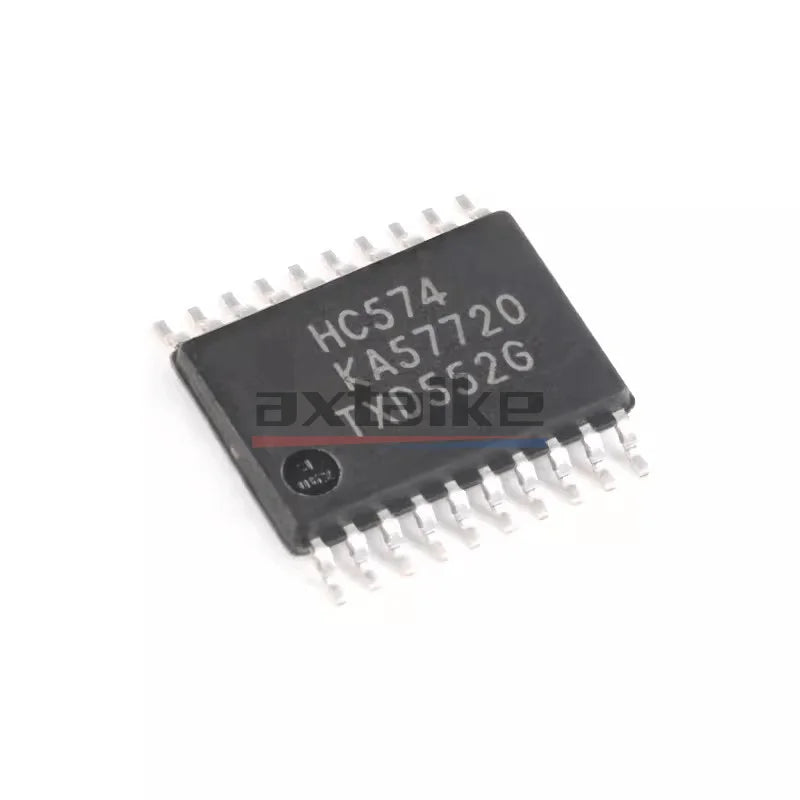 10PCS 74HC574PW TSSOP-20 74HC574PW,118 74HC574 SN74HC574PWR HC574 SMD Octal D-type Flip-flop Positive Edge-trigger 3-state IC
